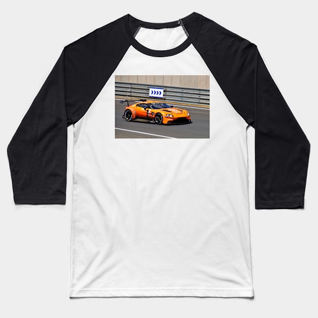 Aston Martin Vantage AMR 24 Hours of Le Mans 2023 Baseball T-Shirt by AndyEvansPhotos